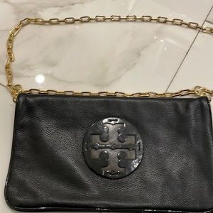 Beautiful Tory Burch bag with gold chain handles